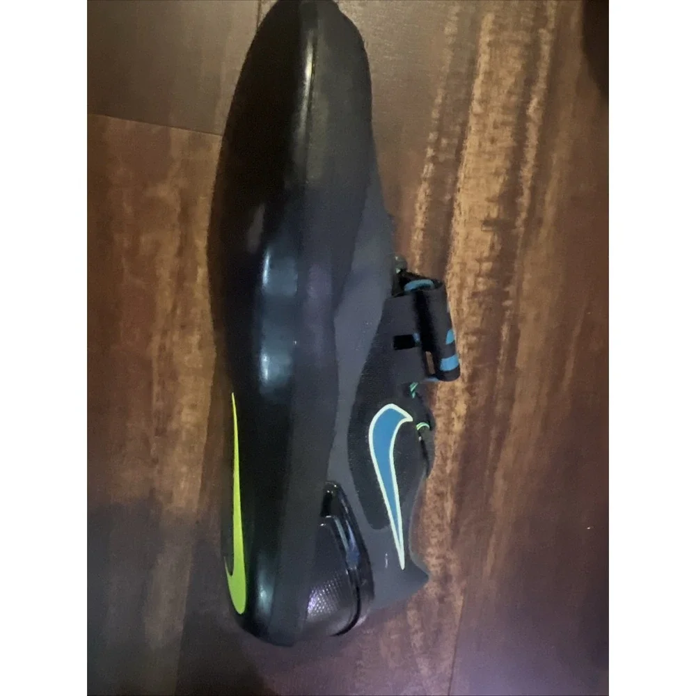 New Nike Zoom Rotational Thrower Track Shoes‎ Mens Size 7.5 Black Teal